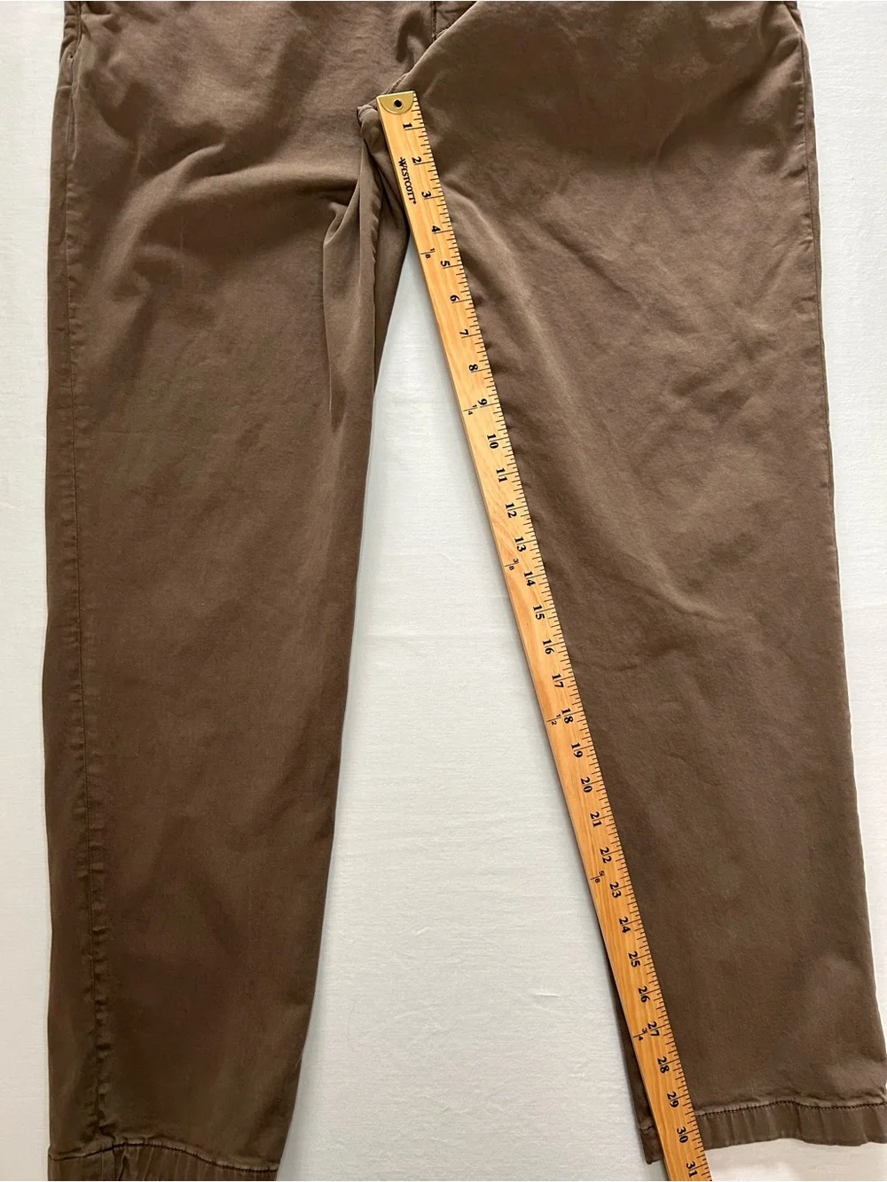 Mavi Edward Pants Mens 36x32 Slim Straight Brown Stretch Chino